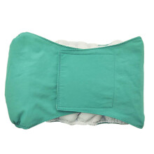 Dog Belly Bands, Breathable Female Dog Diapers, Reusable Shorts, Size Blue-M for Pet Training and Incontinence