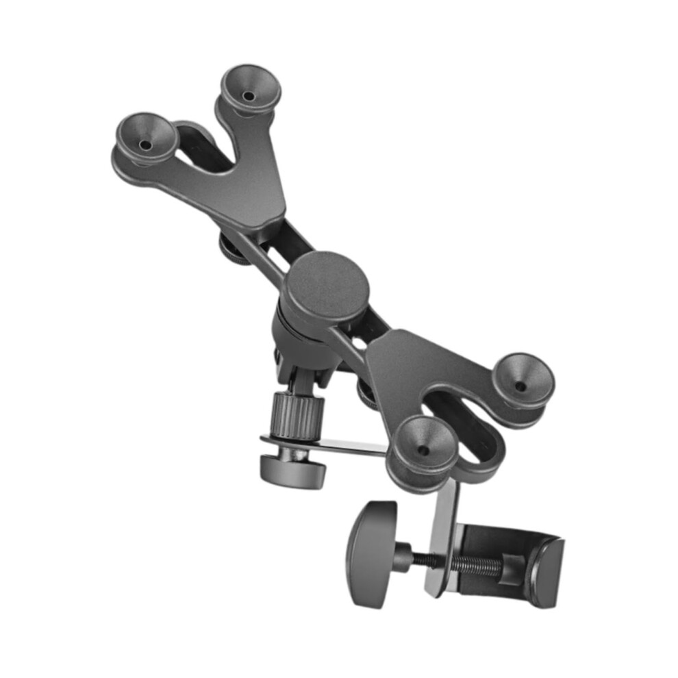 Adjustable Tablet Mount Holder For Vertical Horizontal Use On Music Stands - Guitarist Gift, Sturdy Stage Stand 6482260177861