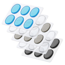 Drum Silencer Mute Pad Set - 5 Silica Gel Drum Dampeners for Drum Kit Practice, Quiet Sound Reduction, Compatible with All Drums