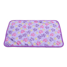 Super Soft Fleece Warm Pet Bed Blanket for Dogs and Cats, Washable Flannel Pet Throw Rug, Purple 60x40CM