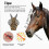 Stylish Horse Face Mask for Effective Mosquito Protection, Polyester Bug-Proof Mask, Type+1, Adjustable Size 4