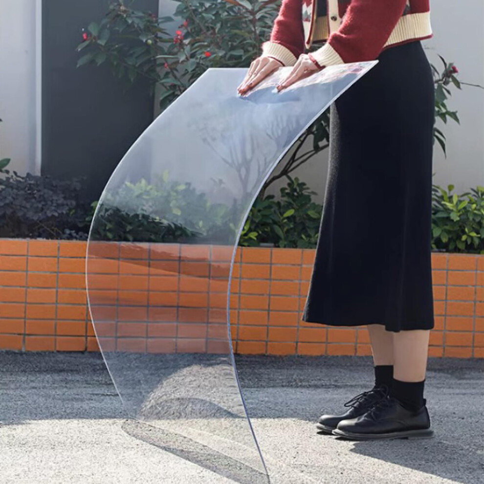 Transparent Polycarbonate Sheets 1.56X8m For Outdoor Roofing, Uv Protection, Light Transmission For Greenhouses And Carports 6447073187018