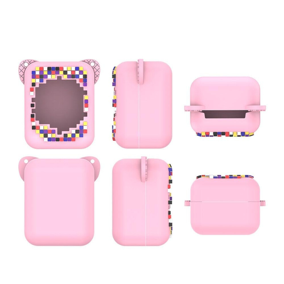 Silicone Protective Case For Bitzee, Shockproof Interactive Toy Accessory, Digital Pet Game With Keychain, Pink 6447073187131