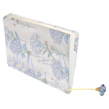 Handmade Fabric Book Cover Waterproof Custom Stamp Wrap Sky Blue Self-Adhesive Bookmark Kitchen Wall Protection Accessories