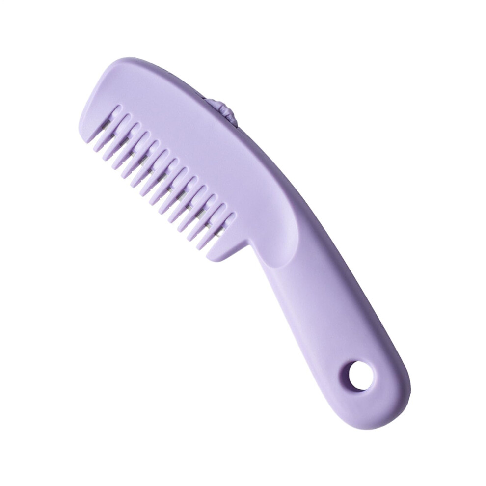 Hair Cutting Comb with Thinning Trimmer, Multifunctional Portable Styling Scissors for Women, Family Use, Textured Hair