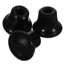 Drum Leg Holder Pads Rubber Drum Stand Accessories Pack of 3 3.7x3.5cm Black for Speaker Stands and Drum Racks