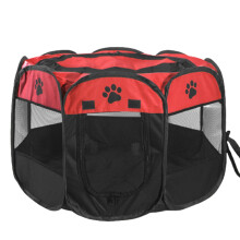 Portable Foldable Waterproof Pet Playpen Open-Air Oxford Air Mesh Playpen Tent for Small Dogs and Cats