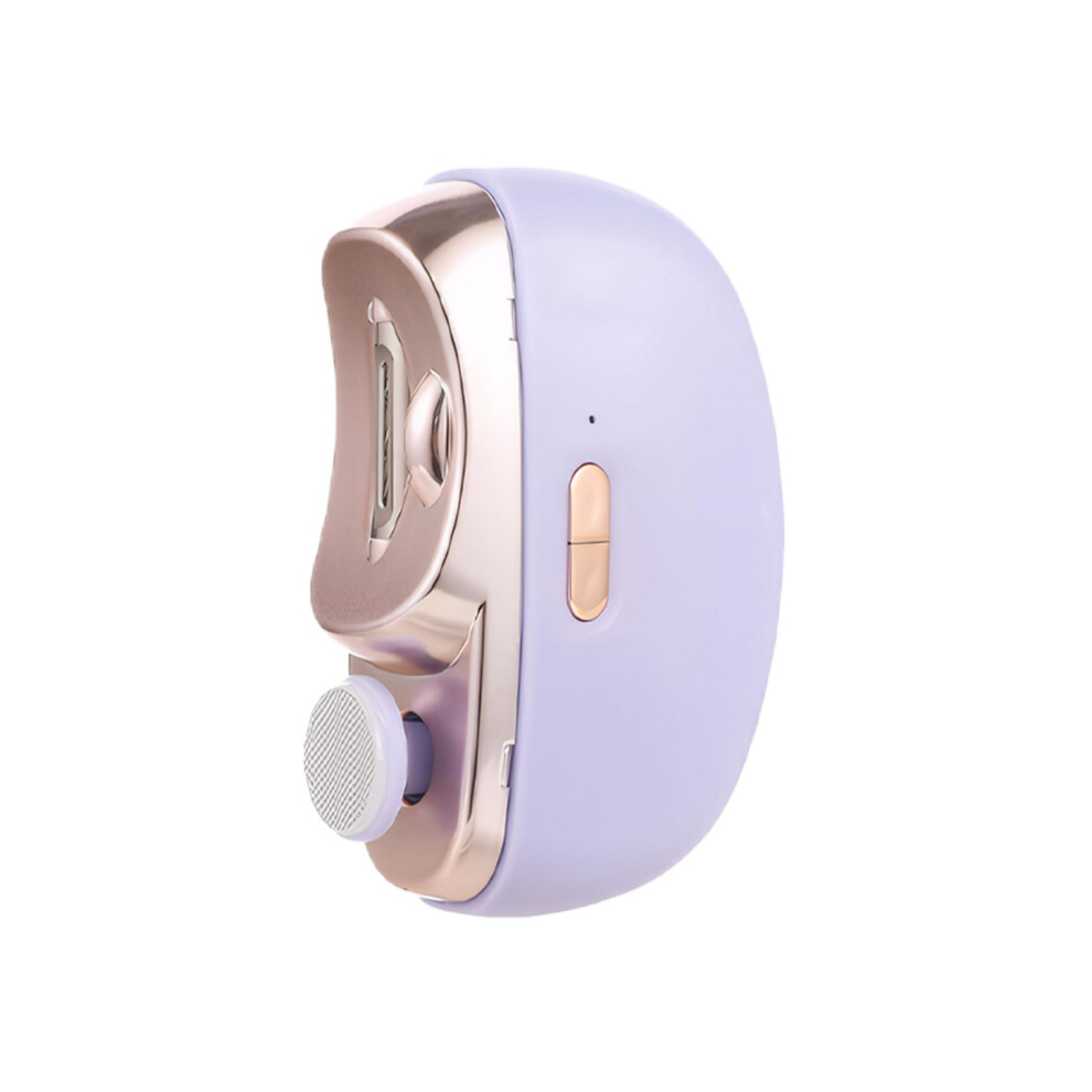Nail Clippers for Adults and Babies, Pedicure Trimmer with Long Battery Life, ABS, Automatic Nail Clipper, Purple