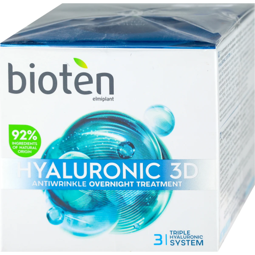 2X Bioten HYALURONIC 3D Night Face Cream 50 ml