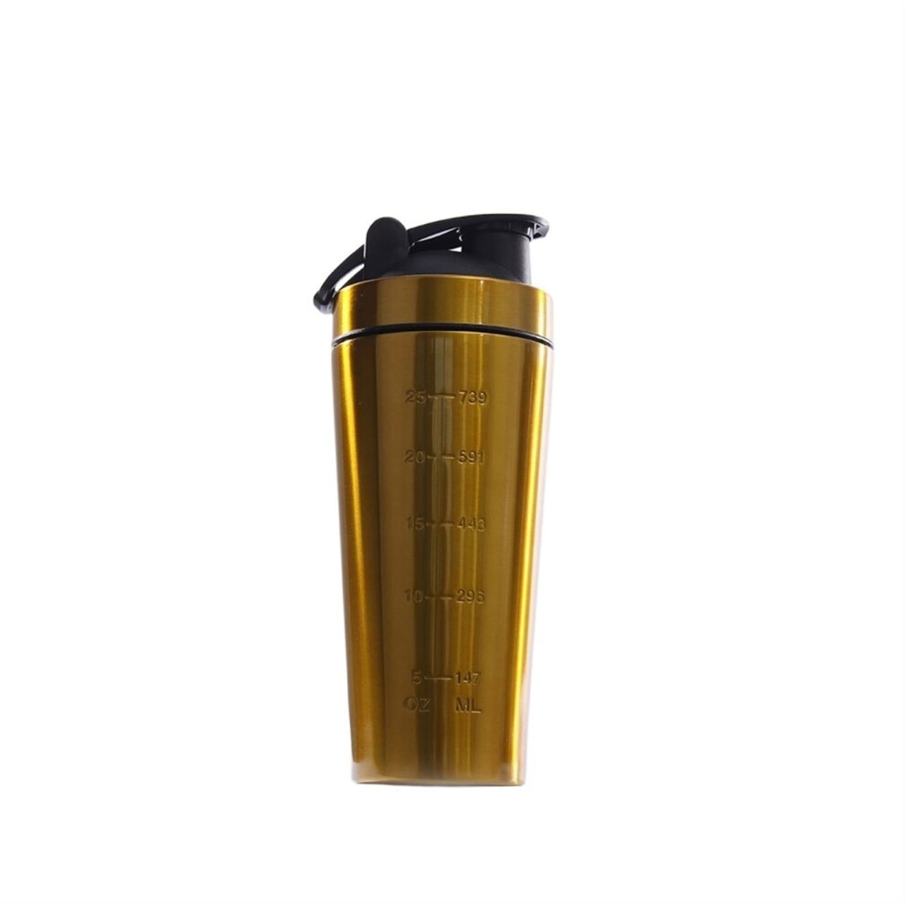 Stainless Steel Protein Shaker Bottle 700ml Gym Water Bottle for Whey Protein Milkshake Mixer Fitness