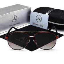 (Chat Gold Frame Gray Piece) Sunglasses, men's driving glasses, driving glasses