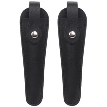 Hair Cutting Scissors Case Leather Pouch Scissors Storage Bag Hairdresser Scissors Holder Black