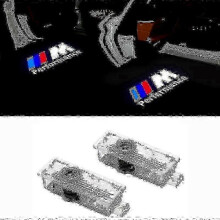 (style 2) 2x For Led Bmw Door Light Logo Projectors Light - Car Accessories(FPL16) Lucky_B