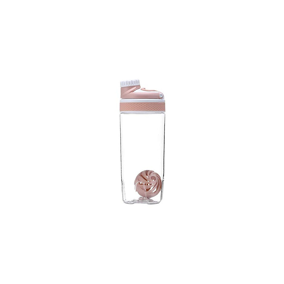 Pink Bpa Free Protein Shaker Bottle 550/700Ml For Gym, Fitness, And Smoothie Mixing