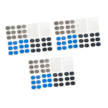 Drum Gel Pads Set of 48 for Drummers - Noise Reduction Mute Pads, Durable Silicone, Compatible with Acoustic & Electronic Drums