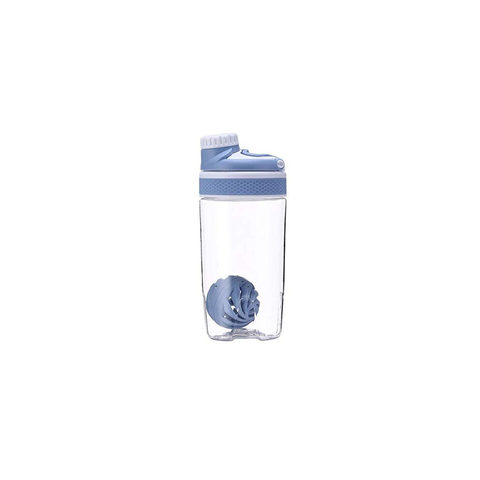 Blue Bpa Free Teapot Protein Shaker Bottle 550/700Ml For Girls - Lightweight Hydration Bottle For On-The-Go Use