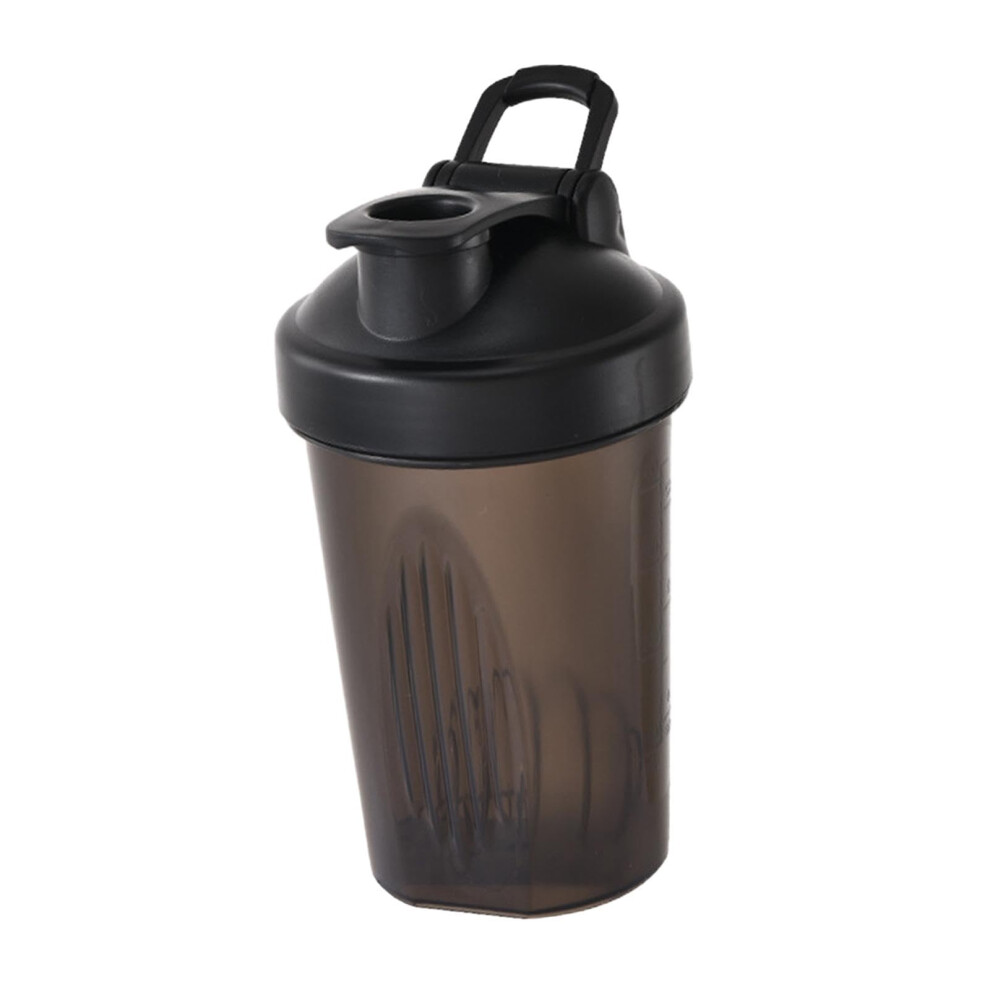 Sports Shaker Bottle with Blender Ball, 28 oz Black Protein Shake Cup, BPA-Free Material for Gym and Fitness