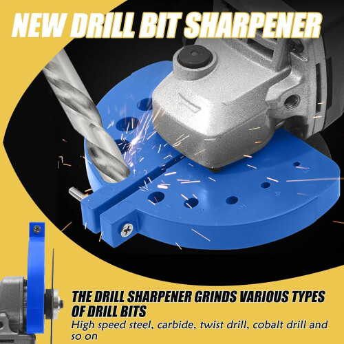 Drill Press Sharpener for All Bits, Compact Portable Bit Grinder with Adjustable Angle, Ideal for High-Precision Sharpening 2