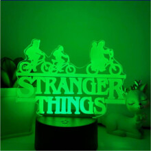 Stranger Things Night Light Illusion Lamp With 16 Color For Decor Kids Bedroom