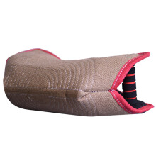 Dog Bite Sleeve 13 x 8 x 5.5 Inches Durable Linen Training Device with 2 Handles for Professional Interactive Dog Training