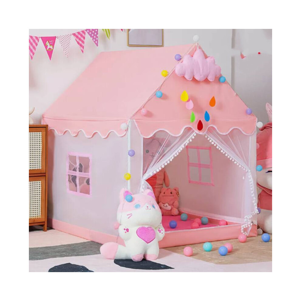 Kids Children Play Tent Fairy Princess Girls Boys Hexagon House Playhouse New-image-OPC-PK65CN2-NEW