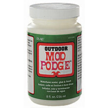 Mod Podge, Water-based Sealer, Glue and Finish, Indoor and Outdoor Safe Formula, CS11220, Clear Finish, 236 ml Bottle