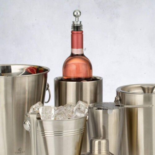 Viners Viners Barware Silver 1.3 Litre Double Wall Wine Cooler 2