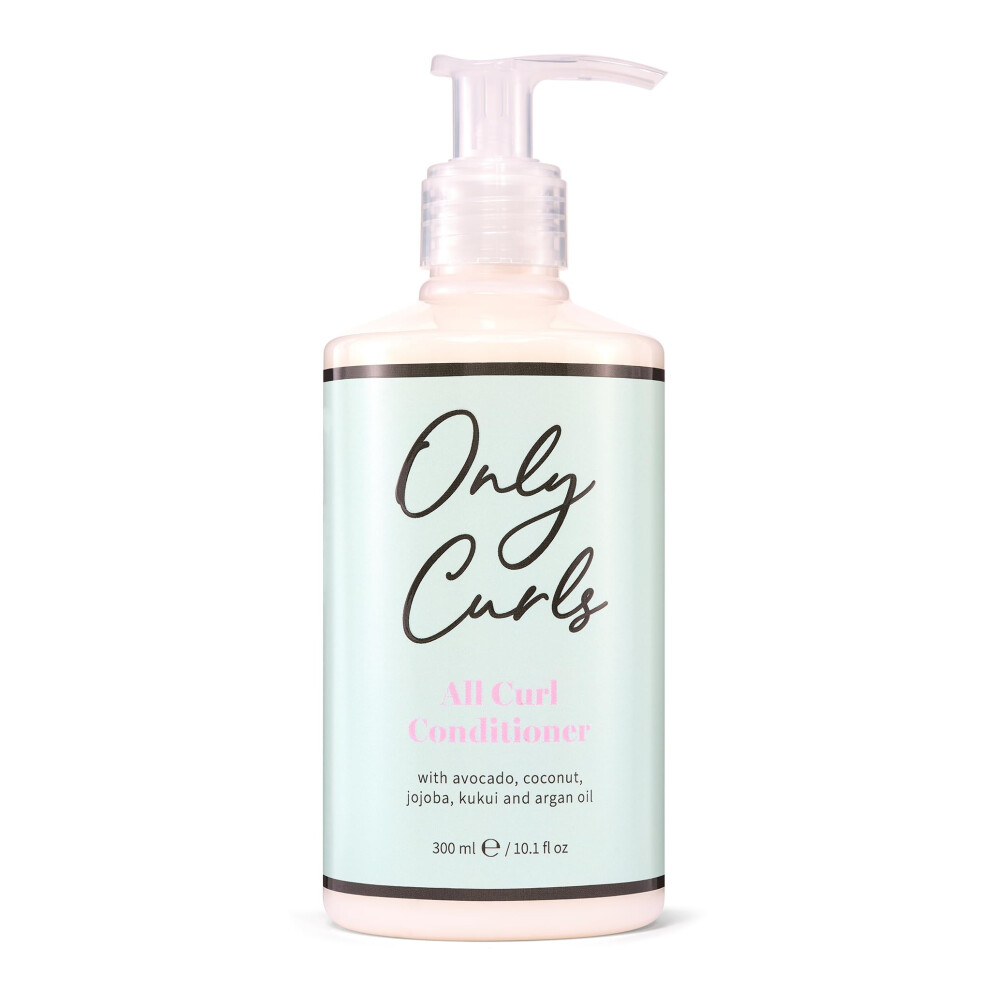 Only Curls All Curl Conditioner, 300Ml, Curly Hair Care Conditioner, Silicone-Free, Gentle Formula, Hydrating, Gentle & Detangling, Soft, Defined,
