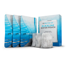 Invigorated Water Alkaline Water Filter Pouch - Multi-Stage Alkaline Water Filter - Improves Hydration - Better Health - Higher Energy - Increases pH