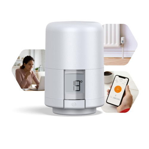 Hive Hive Smart Heating Thermostatic Radiator Valve (TRV) with Smartphone Compatibility, White 2
