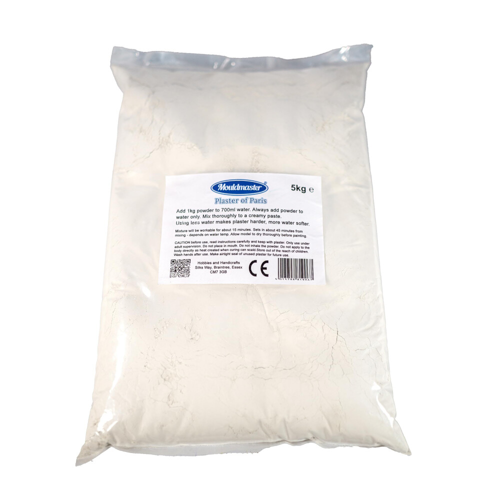 Mouldmaster Plaster Of Paris Mouldmaster 5 Kg Plaster Of Paris, White, 5Kg 8000001321014