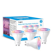 Tapo L630 (4-Pack) Smart Bulb, Alexa Light Bulb, Smart Light Bulb Spotlight, GU10 Lamp Base, 16 Million Colours, White Tunable, High Lumen & Dimmable,