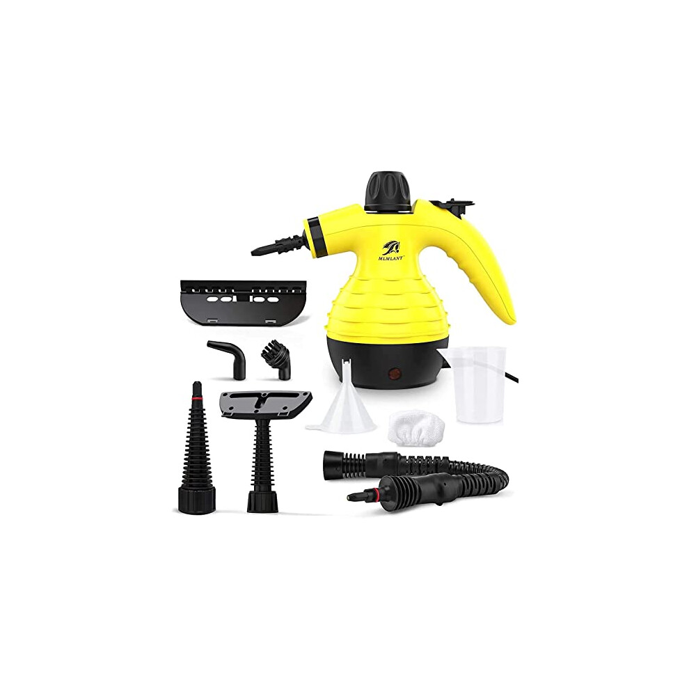 MLMLANT Handheld Portable Steam Cleaner, Multi-Purpose Mini Steamer for Home Use, with 9 Accessories for Air Fryer, Sofa, Bathroom, Kitchen, Floor,-image-OPC-PK65DCT-NEW