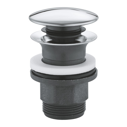 Grohe GROHE Waste Set with Push-Open Plug Chrome 40824000