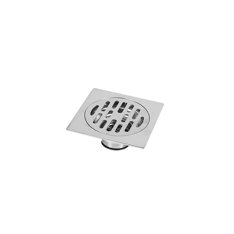 Square Floor Drain Stainless Steel Bathroom Tile Insert Floor Drainer Anti-Odor Anti-Clogging Bathroom Floor Drain With Removable Strainer Cover 8000001194991