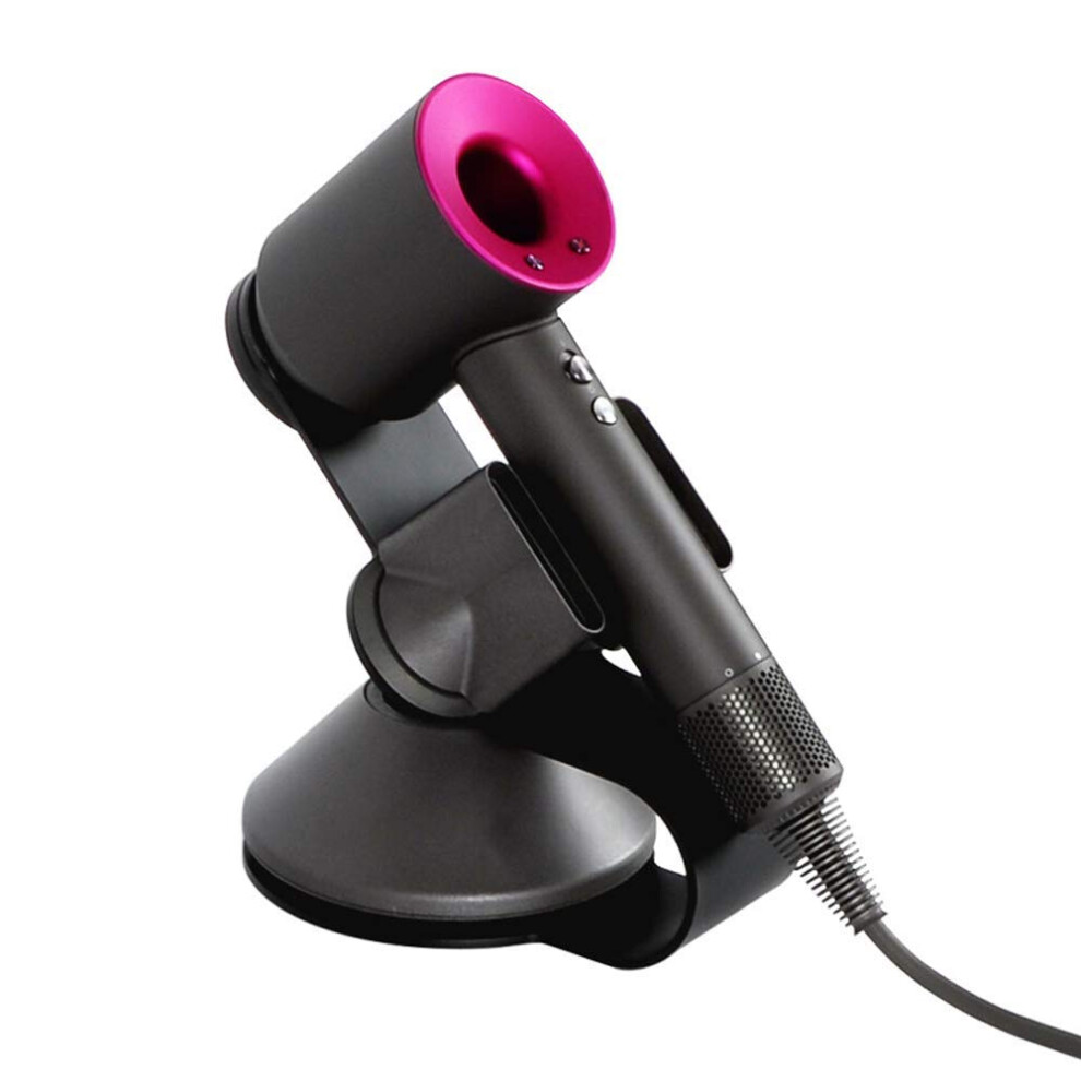 YUET Hair Dryer Holder Mount for Dyson Hairdryer, Aluminum Alloy MAGNETIC Desktop Stand Base Hanger fits Supersonic, Bracket Storage Rack Bathroom