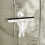 Umbra Umbra Buddy Adhesive Shower Squeegee, Window Squeegee with Silicone Blade, White 2