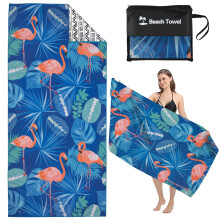 MEQUER Microfibre Beach Towel, Beach Towels For Adults, 71"x32"Extra Large Quick Dry Sand Free Beach Towel, Lightweight Swimming Towel Travel Towel