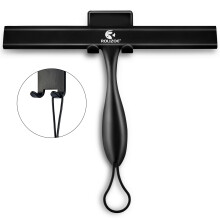 ROLIZOE Shower Squeegee for Shower Doors, 27.9CM Width Anti-Rust Silicone Shower Squeegees with Ergonomics Thick Handle, Window Squeegee Car Squeegee