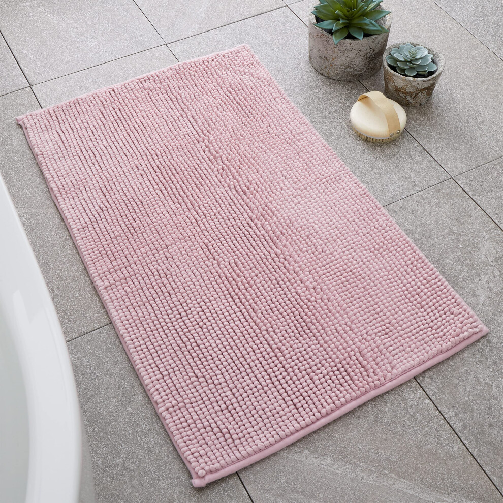 Catherine Lansfield Bobble Bath Mat Pink