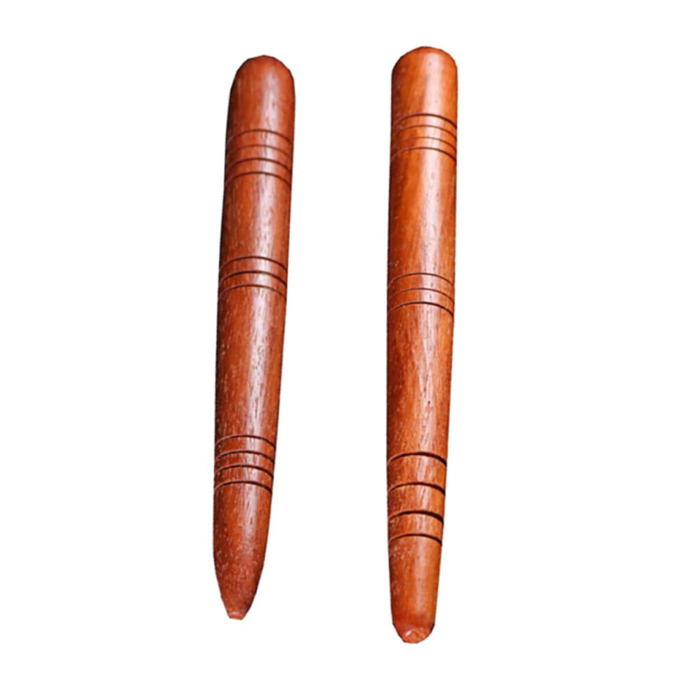 Acupuncture Stick Set, Wood Acupressure Tools, Trigger Point Massage Sticks, 4 Pieces for Back Pain Relief
