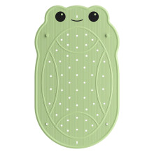 UNEEDE Non Slip Bath Mat for Kids, Frog-Shaped Bathtub Mat Non Slip Anti Mould, 76 x 45 cm, Rubber Bath Mats for Babies & Children, Bath Mat for