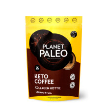 Pure Collagen Keto Coffee - Protein-Rich Alternative with 5g Collagen & MCT Powder - 100% Organic Arabica Coffee (25 Servings)