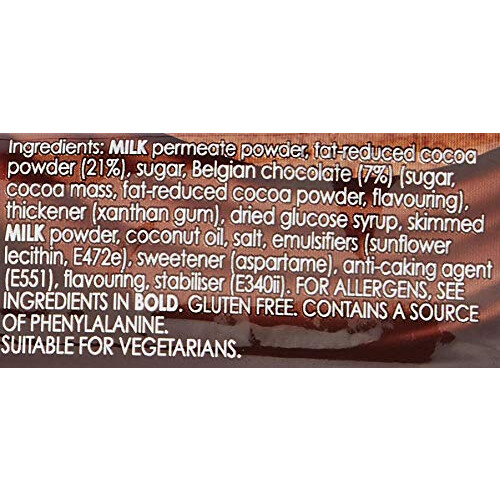 Options Belgian Chocolate - 11g sachets. Box quantity: 100 2
