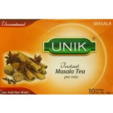 Unik Masala Tea Unsweetened 140 g (5 packs of 10 sachets)