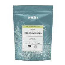 Suki Tea Organic Green Tea Sencha - Pack of 50 Pyramid Tea Bags - Light, Smooth and Fresh - With Antioxidants - Great Taste - Brews in 2-5 Minutes