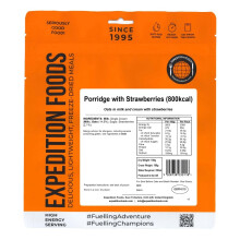 Expedition Foods Porridge with Strawberries (800kcal) - Freeze Dried Meal