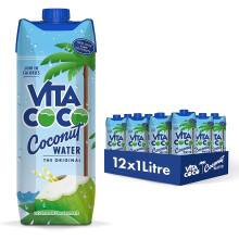 Vita Coco Original Coconut Water Tetra Pak 12x1Litre (Pack of 12)