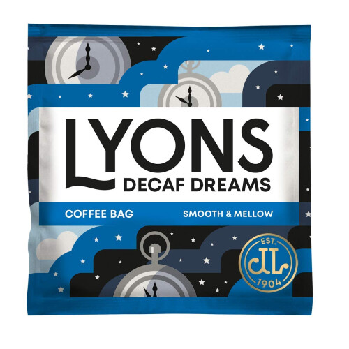 Lyons Decaffeinated Coffee Bags Bulk Buy (150)
