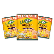 Dalgety Instant Ginger Herbal Tea (Blended with Honey granules) 100% Natural. Tear & Pour Sachets (3 Pack Bags - Total 90 sachets) 810g